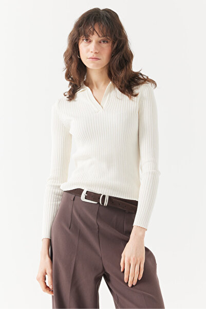 PAULMARK Women's Polo Neck Knitwear Sweater