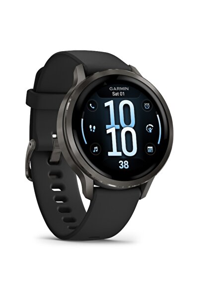 Garmin Venu 4 Smartwatch, 41mm, AMOLED, GPS, Wi‑Fi, silicone, Slate/Black