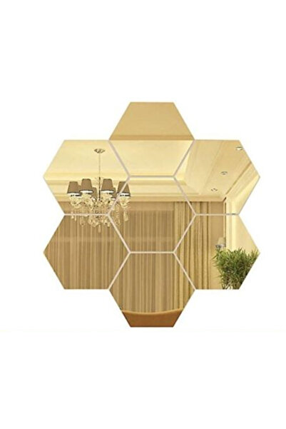 As TASARIM LAZER 6GEN duvar süsü tablo 10x11 cm gold renk 10 adet