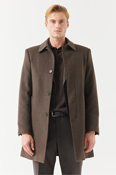 PAULMARK Men's Shirt Collar Coat