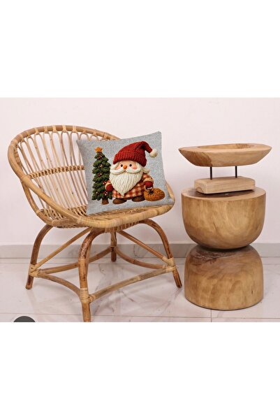 MİNOZA Digital Printed Christmas Patterned Decorative Throw Pillow Cover