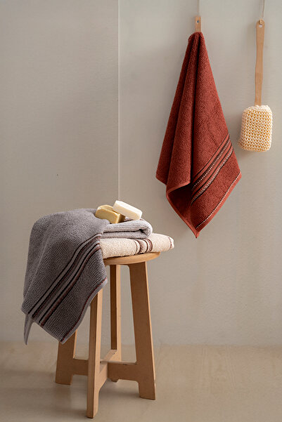 TICOTTO Suna 50×85 cm 100% Cotton Towel Set – 4 Pieces, Highly Absorbent, Hand and Face Towels