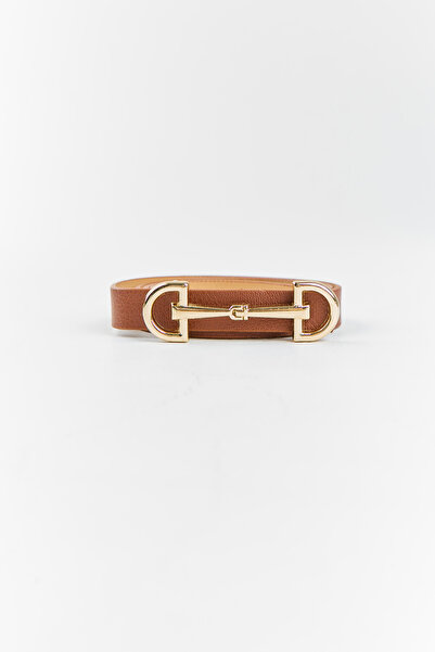 PAULMARK حزام بإبزيم مفصل للنساء