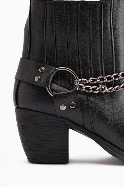 Limoya Deana Black Embroidered Women's Western Boots