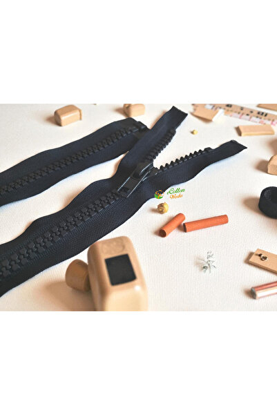 ecottonworks Geniş Diş Tente Çadır Yat ve Tekne Fermuar Tip 9 Kemik Lacivert ...