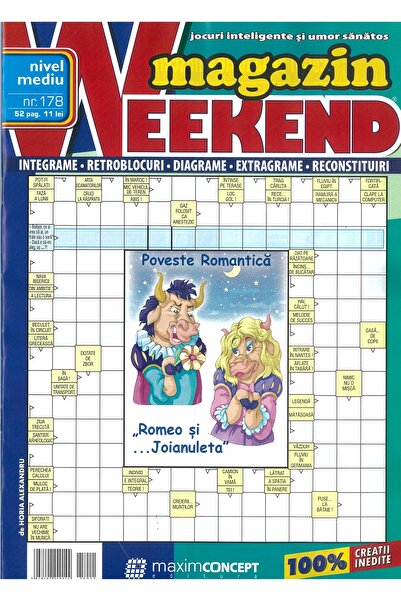Maxim Integrame magazin de weekend 178, nivel mediu, editura