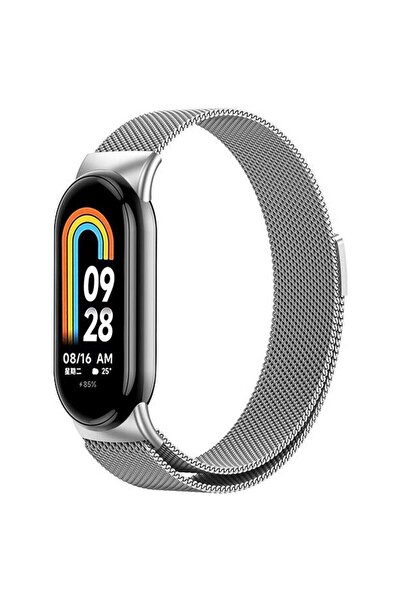 Kordify Xiaomi Mi Band 8 / 9 / 10 Milan Metal Hasır Kordon