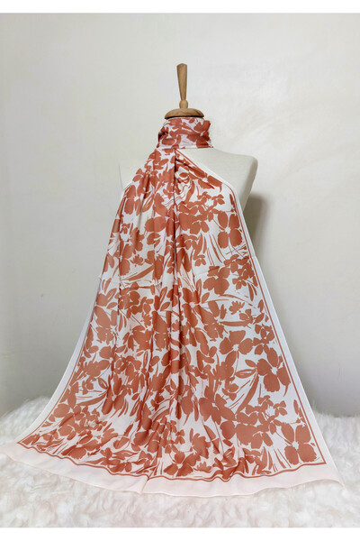 istanbul prensesleri Patterned Floral Model Shawl French Cotton, Stretchy, Soft Shawl, High Quality.