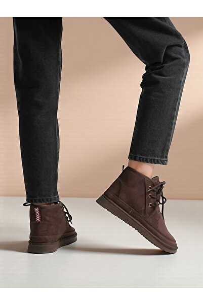 Jarrox Molly Fur Laced Lightweight Flat Poly-Thin Sole Comfortable Casual Women's Boots