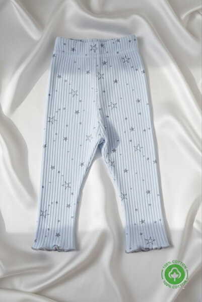 ÇİTİL 2-Pack Combed Cotton Corded Fabric Baby Tights 100% Cotton