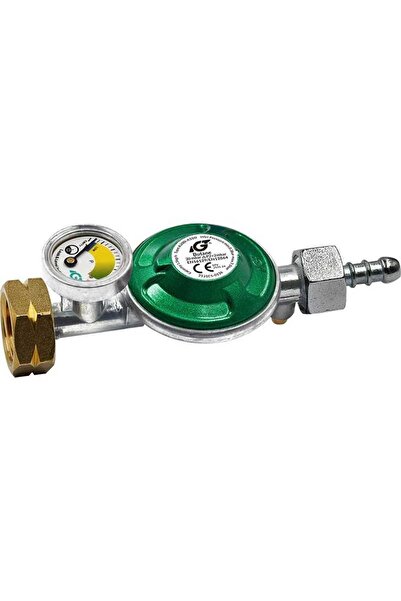 Venus Dsh Cylinder gauge with manometer, gas pressure regulator A310 standard 300mm (CL) approved IGT CE, EN 1