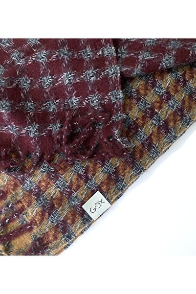 GOX Double Sided Crow's Feet Pattern 3 Color Winter Shawl