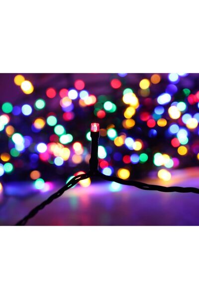 Led Christmas light installation, 50 m, 240 multi-colored LEDs, roll type, indoor/outdoor