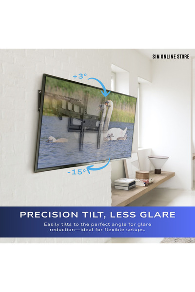 SIM ONLINE SUPORTURI TV Suport TV, Pivotant, Universal, Diagonala 32”- 70” ( 80 - 178cm ), Max 50 kg, Vesa 100x100 – 400x400