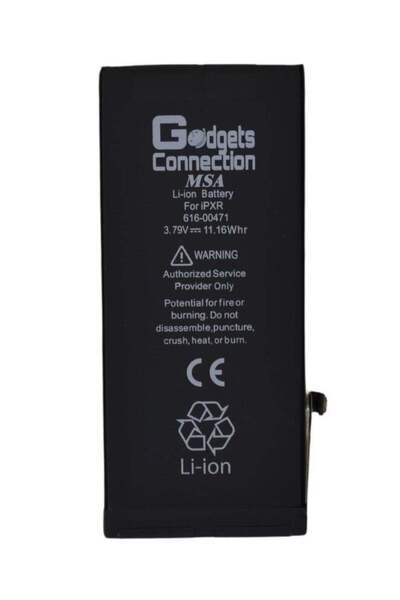 no markte بطارية بديلة لجهاز Apple iPhone XR من Gadgets Connection - أسود