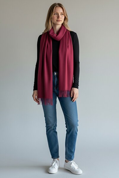 Disanuva Soft Textured Women's Winter Scarf Shawl – Warm, Comfortable and Stylish Model Large Size