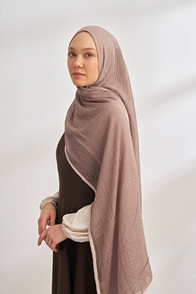 EL&BA Eşarp ve Şal ARMANDA MÜSLİN DEGRADE BİYELİ ŞAL