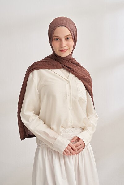 EL&BA Eşarp ve Şal ARMANDA MÜSLİN DEGRADE BİYELİ ŞAL