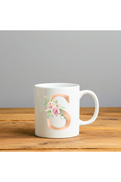 Dekor Letter S Printed-Gift Ceramic Mug Cup