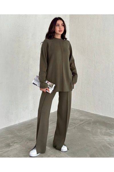 CLB COLLECTION Women's Winter Knitwear Set – Oversized Top and Comfortable Fi...