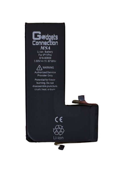 no markte Gadgets Connection replacement battery for Apple iPhone 11 Pro - Black