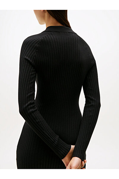 Tommy Hilfiger TJW COLLAR BADGE SWEATER DRESS