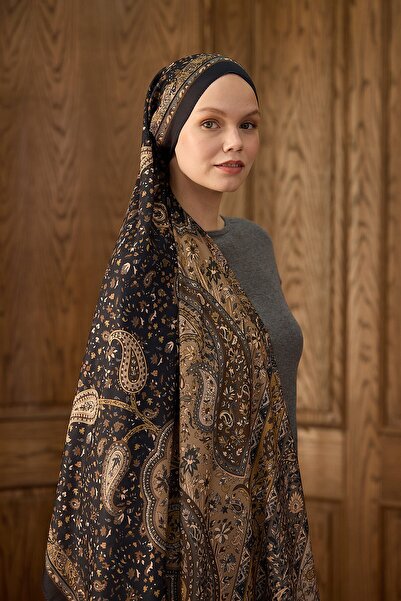 İpekhan Winter Bloom Soft Shawl