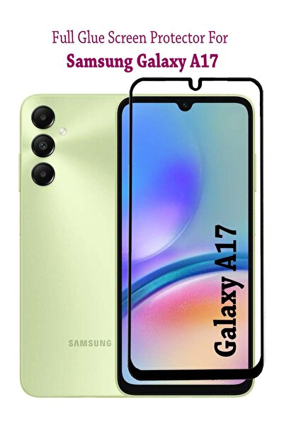 Generic Samsung Galaxy A17 Tempered Glass Screen Protector - Black