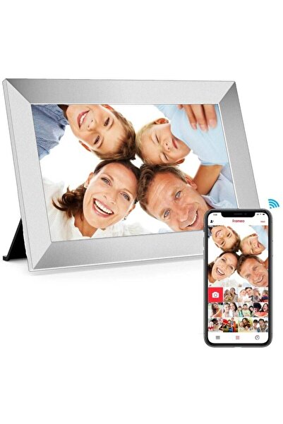 VİS Wi‑Fi Digital Photo Frame, Frameo app (Romanian), 32GB, 10.1" IPS Touchscreen, 1280x800, White