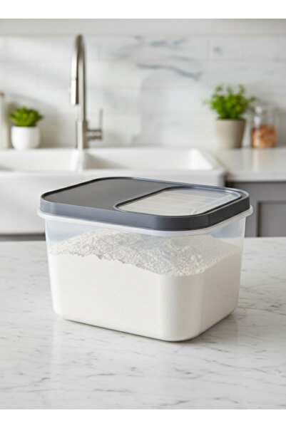 Vienev 15 Liter Multi-Purpose Flour, Grain and Food Storage Container with Sliding Lid