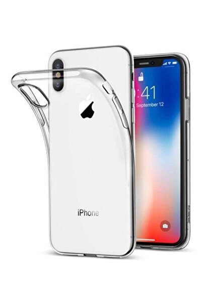 no markte غطاء حماية مع واقي شاشة لهاتف Apple iPhone X - شفاف