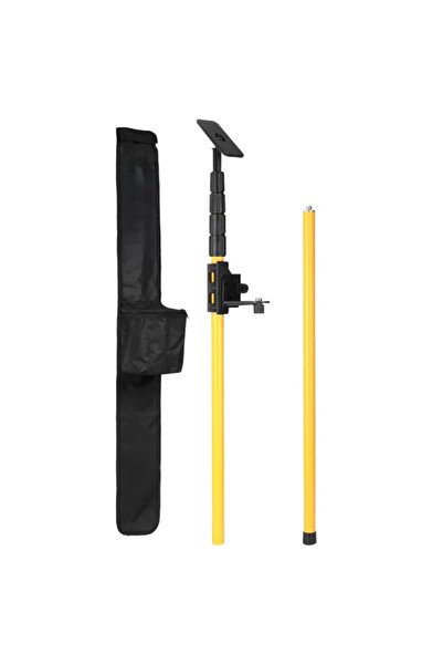 KESNUP Telescopic stand for laser level extendable up to 2.85 m, 360° , diameter 8 cm, Yellow/Black