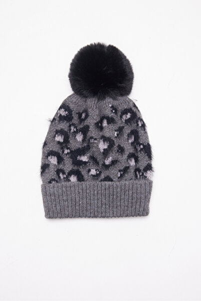 PAULMARK Γυναικείο πλεκτό μπερέ με σχέδιο