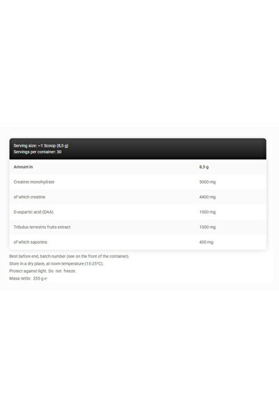 kevin levrone Legendary Test Creatine (255 g, Mango Lemon)