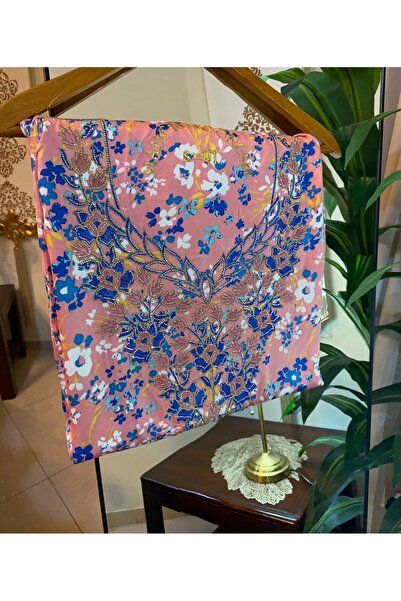 Veil Designer Indonesian silk embroidered makhawir fabric