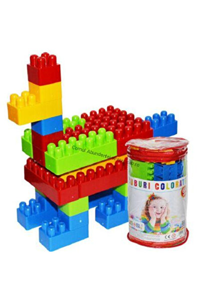 LEGO Construction Set, Plastic Cubes Type, Various Structures - 130 Pieces, 7Toys