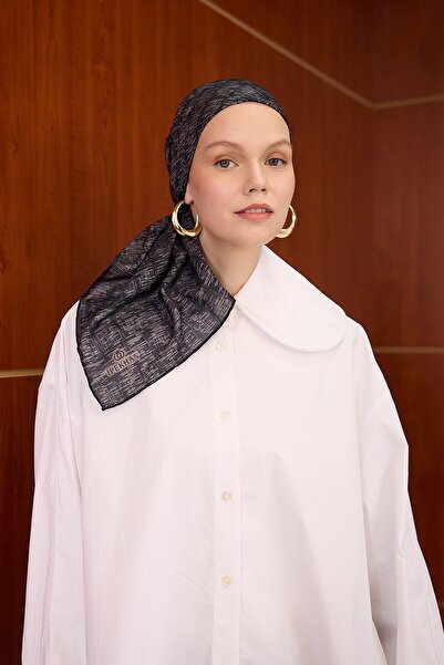 İpekhan Winter Bloom Soft Scarf Bitter Brown