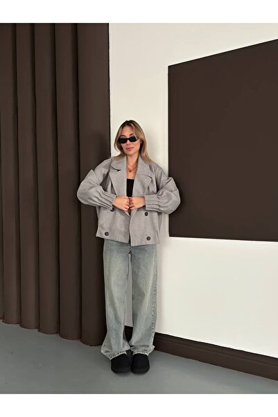 MAXXANA Drawstring Detail Trench Coat