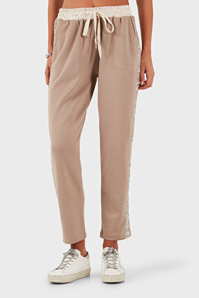Via Dante Штани з розслабленим кроєм, прямим низом і деталями з паєтками ШТАНИ 69143450