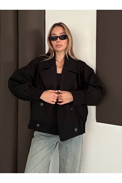 MAXXANA Drawstring Detail Trench Coat