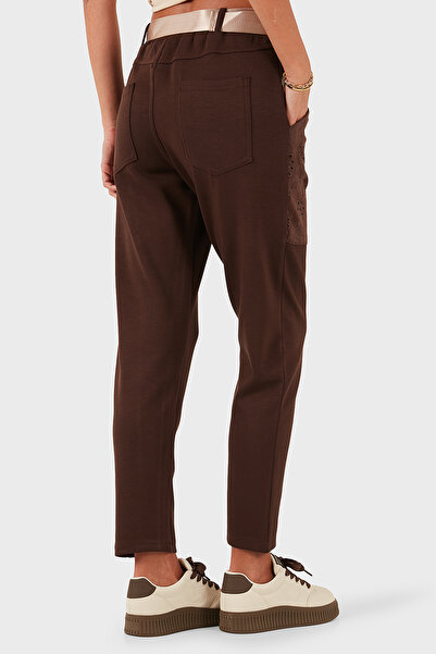 Via Dante Παντελόνι με κανονική εφαρμογή και λεπτομέρεια τσέπης στη μέση PANTOLON 69144030