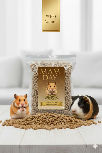 Mam Day Premium Kemirgen Pelet Yemi Tavşan, Chinchilla, Ginepig, Hamster, Içi...