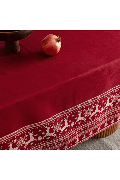 Madame Coco Henrie Tablecloth - Red - 150X220 cm