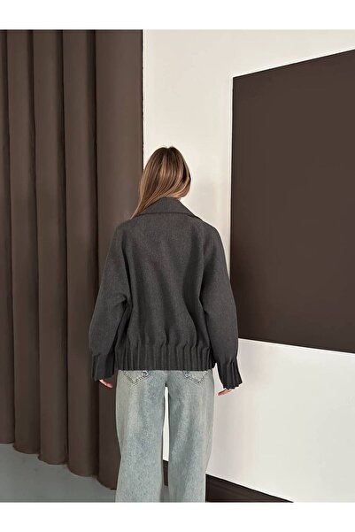 MAXXANA Drawstring Detail Trench Coat