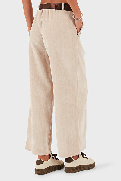 Via Dante φαρδύ μπατζάκι Παντελόνι με λεπτομέρεια τσέπης σε κανονική μέση ΠΑΝΤΕΛΟΝΙ 69143990