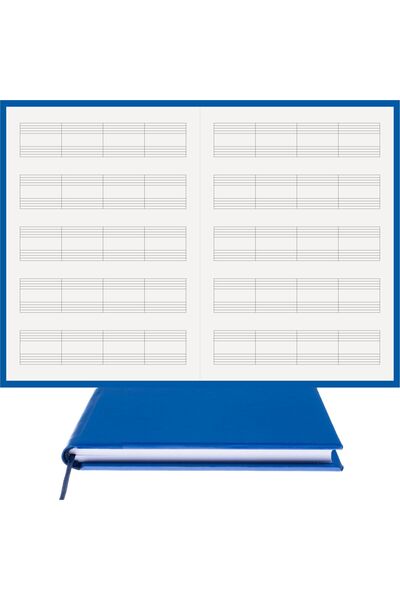 BİDEFTER Piano Notebook (No Key) 100% Handmade, Hand Stitched – 2026 Collection - Thermo Leather Bound - A/4