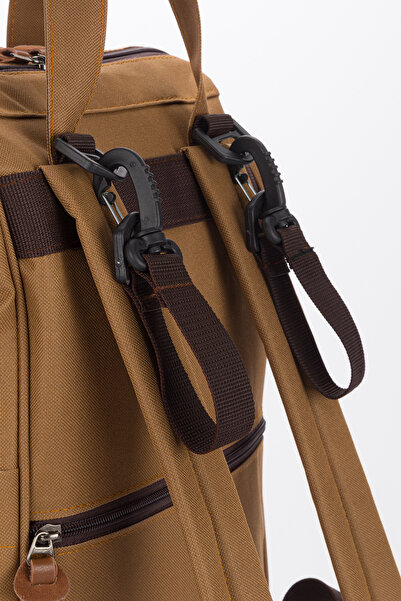 L&M LEGAS MODA Mother Baby Care Backpack with Thermal Bottle Holder and Stroller Gift