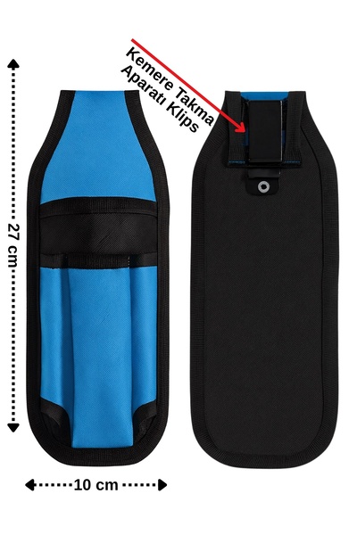 Satış Diyarı Waist Type Hardware Bag, Cloth Tool Bag, Tool Bag, with Belt Clip, for Craftsmen and Technicians