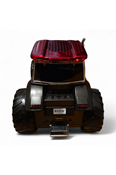 Vision XXI Masina Agricola Tractor JCB Fastrac, RadioFM, Boxa 15W, Cablu USB, Bluetooth Wireless, 22 cm, Rosu