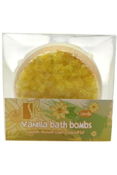 Spa System قنبلة حمام فوارة بنكهة الفانيليا للاسترخاء من - 150 جم